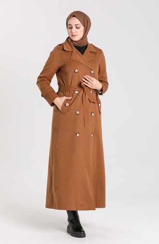 Tobacco Brown Trench Coats Models 5089-03