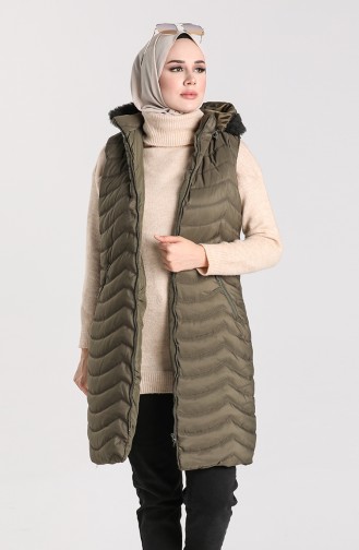 Gilet Sans Manches Khaki 1068-05