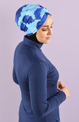 Saxon blue Swimsuit Hijab 8006-15-02