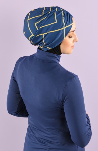 Navy Blue Swimsuit Hijab 8006-6-02