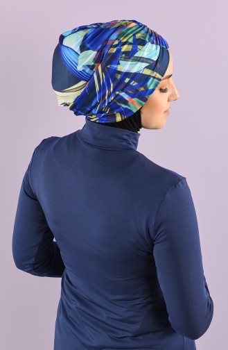 Saxon blue Swimsuit Hijab 8006-7-02