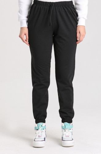 Sweatpants أسود 1567-01