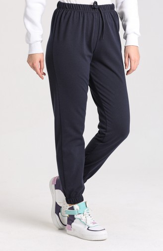 Pantalon Sport Bleu Marine 1567-02