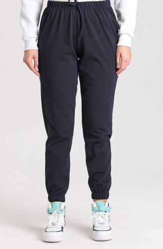 Pantalon Sport Bleu Marine 1567-02