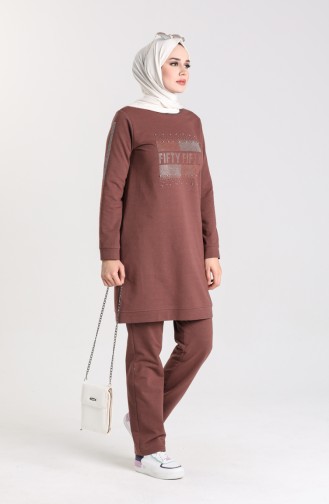 Brown Tracksuit 7031-03
