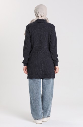 Dunkelblau Pullover 7002-03