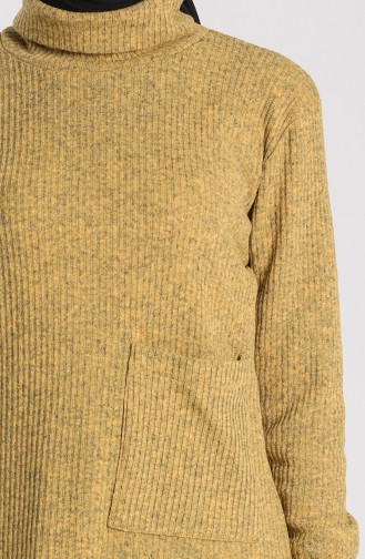 Knitwear Sweater with Pockets 7002-04 Mustard 7002-04