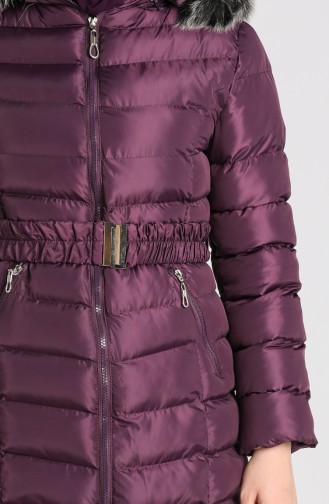 Purple Winter Coat 1406-05