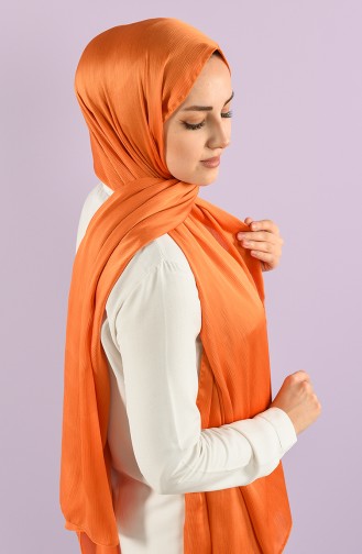 Krinkıl Şifon Şal 4932-01 Turuncu