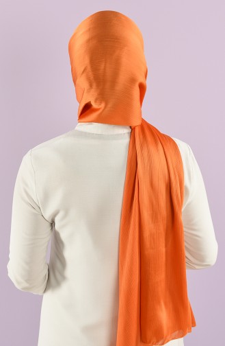 Krinkıl Şifon Şal 4932-01 Turuncu