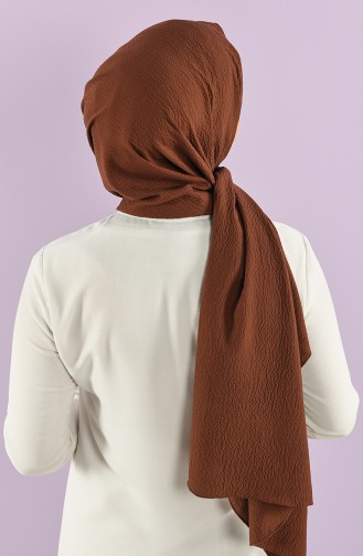 Düz  Bürümcük Şal 54408-01 Kahverengi