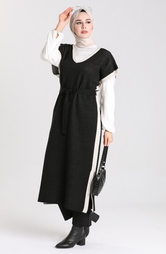 Knitwear Long Sweater 4364-01 Black 4364-01