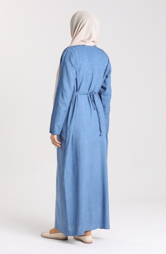 Robe Hijab Indigo 9292-03