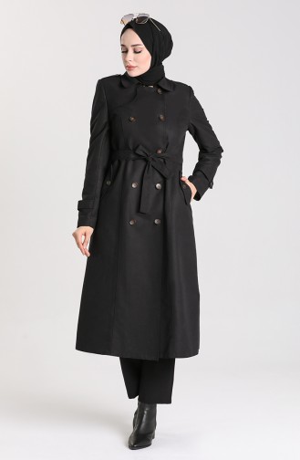 Black Trench Coats Models 5754-01