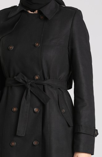 Black Trench Coats Models 5754-01