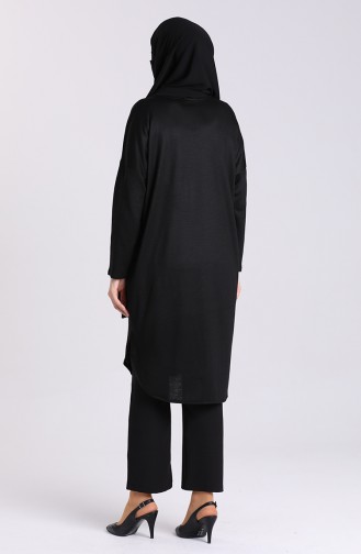 Steel Knitted Masked Tunic 0110-02 Black 0110-02