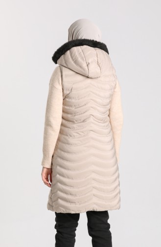 Beige Gilet 1068-01