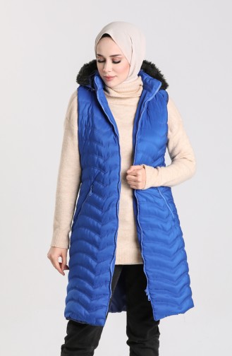 Gilet Sans Manches Blue roi 1068-02