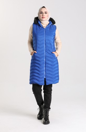 Saxon blue Gilet 1068-02