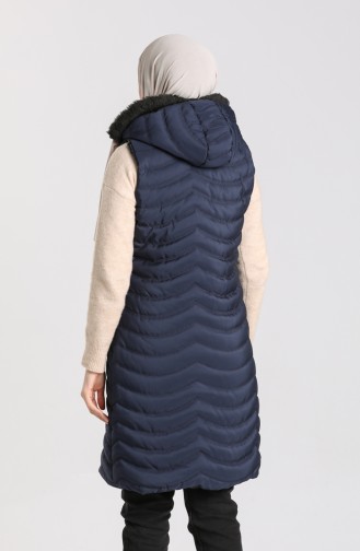 Navy Blue Gilet 1068-07