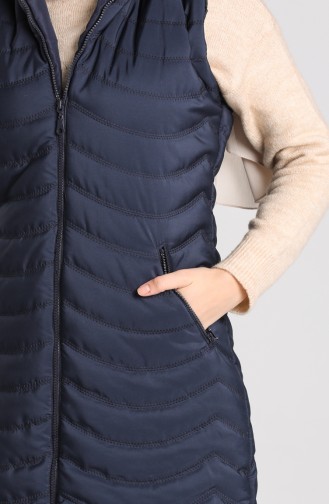 Gilet Sans Manches Bleu Marine 1068-07