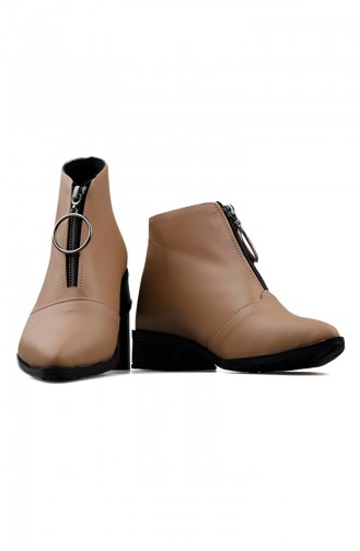 Beige Bot-bootie 26046-07