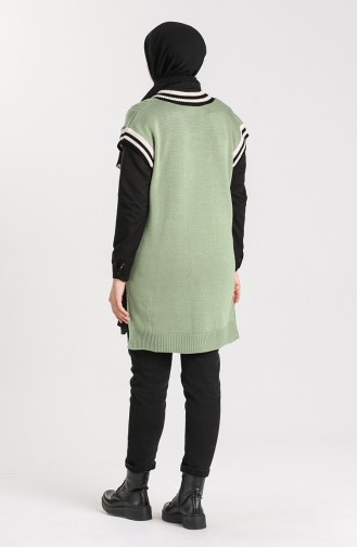 Knitwear V-neck Sweater 4358-02 Sea Green 4358-02