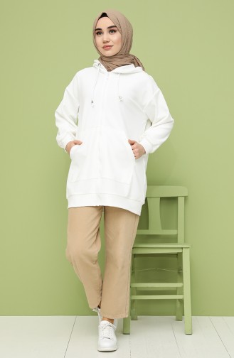 White Sweatshirt 1141-03