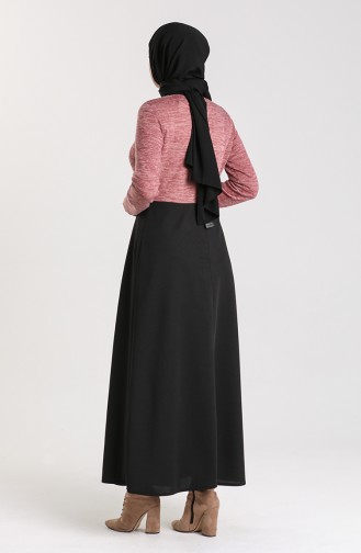 Robe Hijab Rose Pâle 2003-04