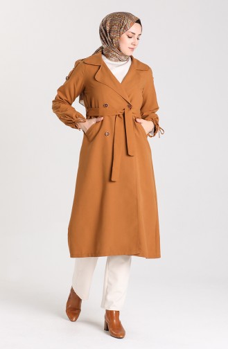 Tobacco Brown Trench Coats Models 5184-02