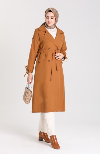 Tobacco Brown Trench Coats Models 5184-02