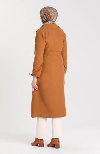 Tobacco Brown Trench Coats Models 5184-02