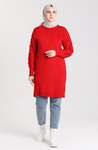 Knitwear Tunic 5013-08 Claret Red 5013-08