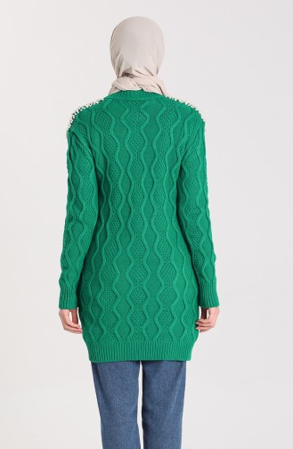 Smaragdgrün Pullover 0620-01