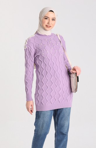 Knitwear Pearl Sweater 0620-02 Lilac 0620-02