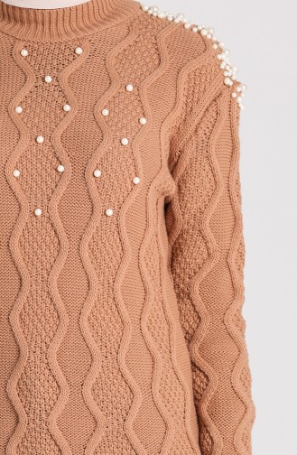 Knitwear Pearl Sweater 0620-04 Milk Coffee 0620-04