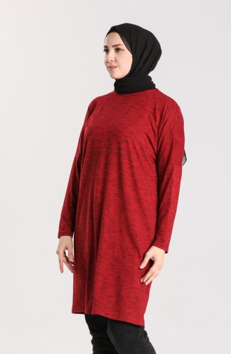 Bat Sleeve Tunic 0102-06 Red 0102-06