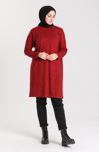 Yarasa Kol Tunik 0102-06 Kırmızı