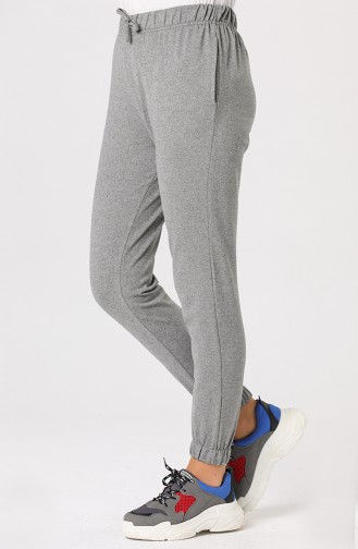 Sweatpants أسود فاتح 6100-04