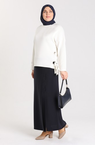 Navy Blue Rok 0106-02