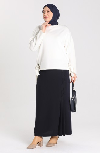 Navy Blue Skirt 0106-02