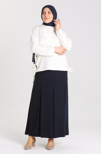 Navy Blue Skirt 0107-02