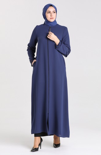 Light Navy Blue Abaya 1577-02