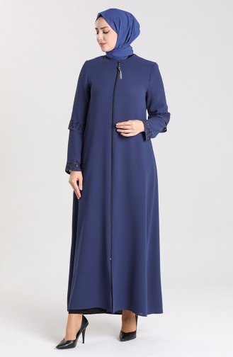 Abayas Bleu marine clair 1577-02