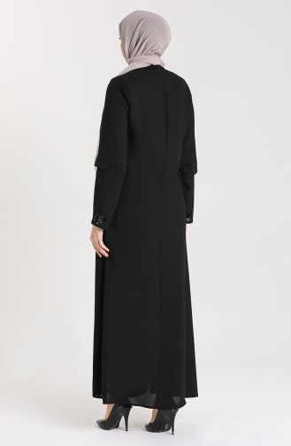 Abayas Noir 1577-04