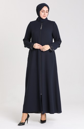 Navy Blue Abaya 1577-05