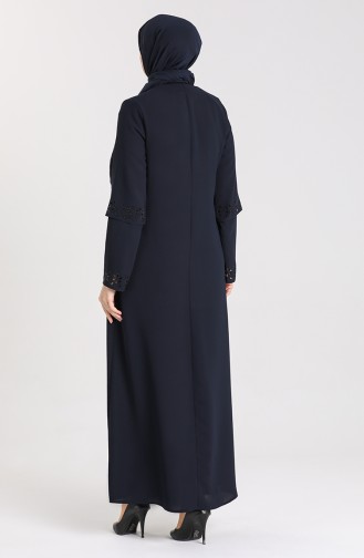 Abayas Bleu Marine 1577-05