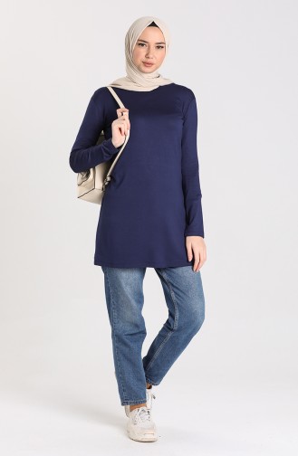 Navy Blue Tops 0728-04