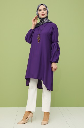 Necklace Tunic 1004-05 Purple 1004-05