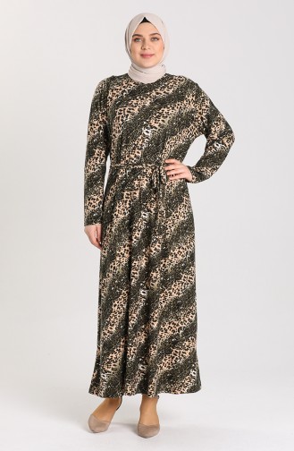 Robe Hijab Khaki 4553A-03